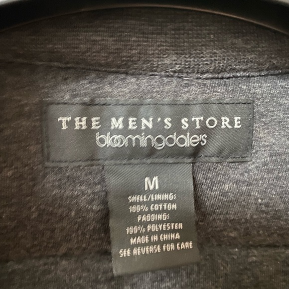 Bloomingdale’s Brand Men’s Grey Cotton Puffer Vest - Size Medium - Picture 5 of 6